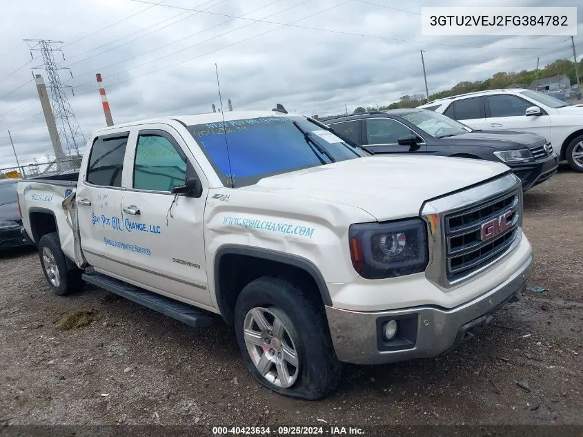 2015 GMC Sierra 1500 Slt VIN: 3GTU2VEJ2FG384782 Lot: 40423634