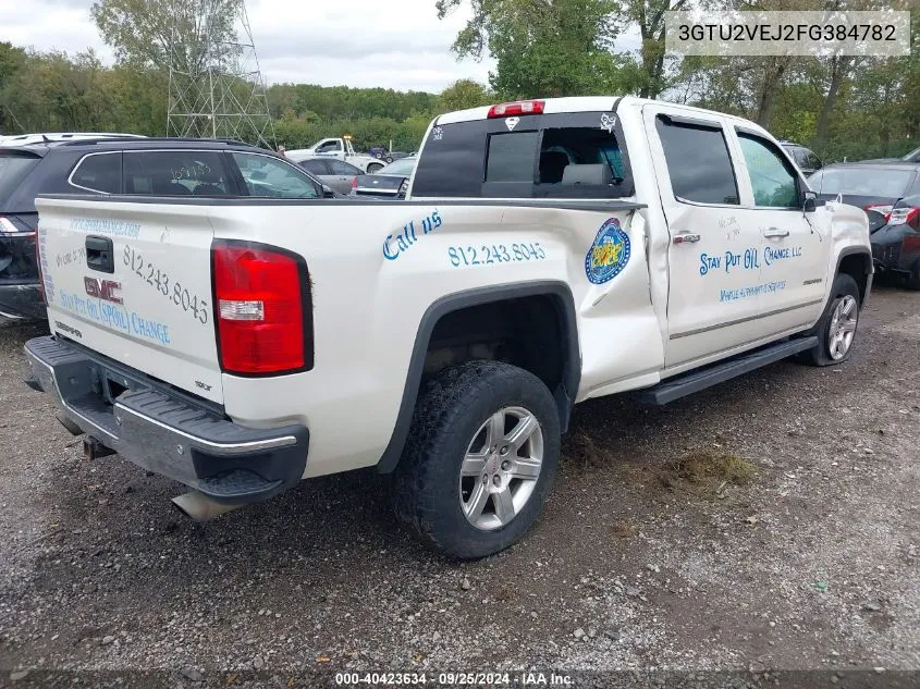 2015 GMC Sierra 1500 Slt VIN: 3GTU2VEJ2FG384782 Lot: 40423634