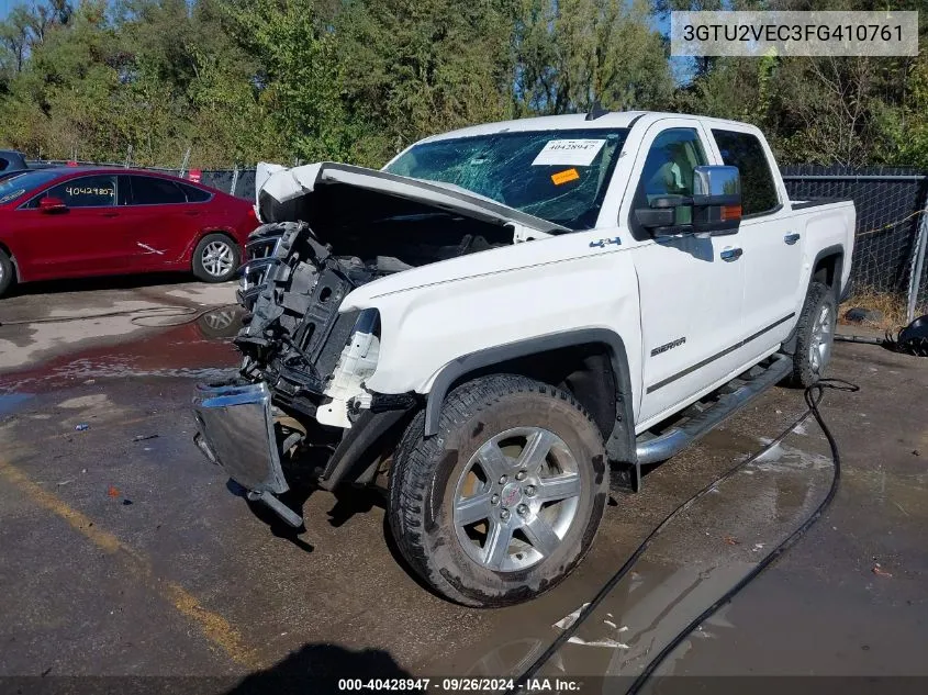 2015 GMC Sierra 1500 Slt VIN: 3GTU2VEC3FG410761 Lot: 40428947