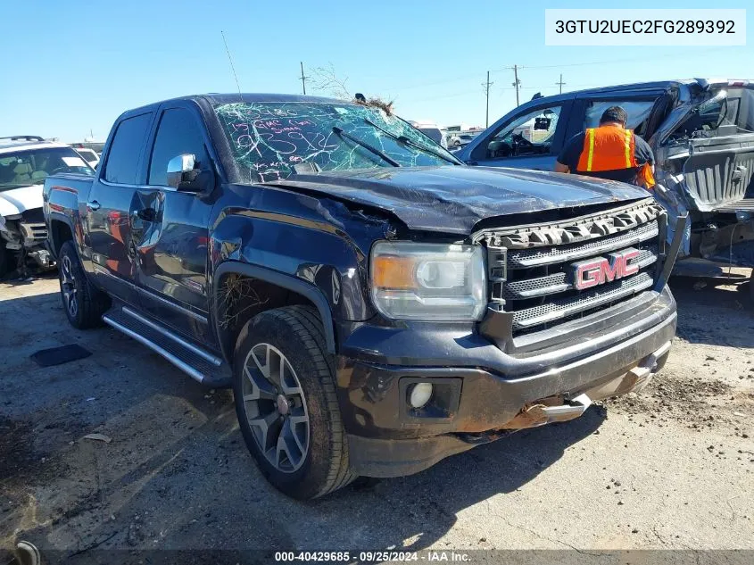 2015 GMC Sierra 1500 Sle VIN: 3GTU2UEC2FG289392 Lot: 40429685