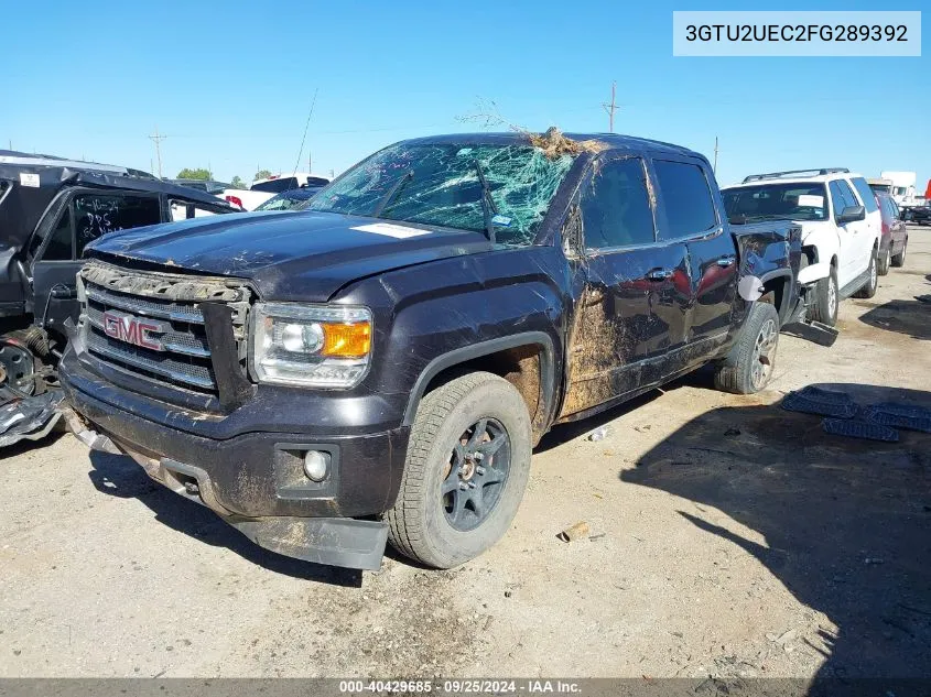 2015 GMC Sierra 1500 Sle VIN: 3GTU2UEC2FG289392 Lot: 40429685