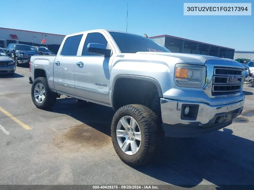 2015 GMC Sierra 1500 Slt VIN: 3GTU2VEC1FG217394 Lot: 40439378