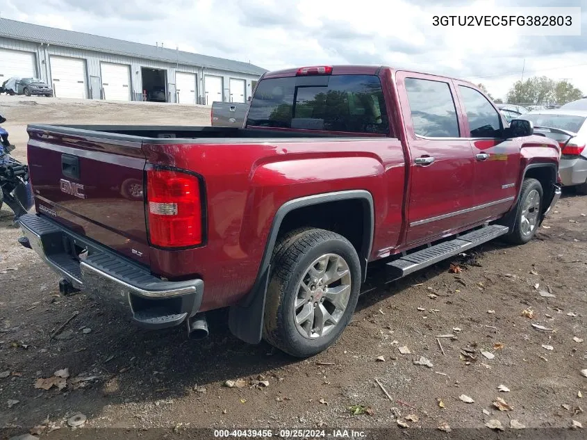 2015 GMC Sierra 1500 Slt VIN: 3GTU2VEC5FG382803 Lot: 40439456