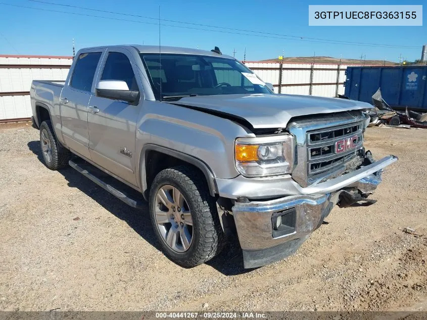 2015 GMC Sierra 1500 Sle VIN: 3GTP1UEC8FG363155 Lot: 40441267