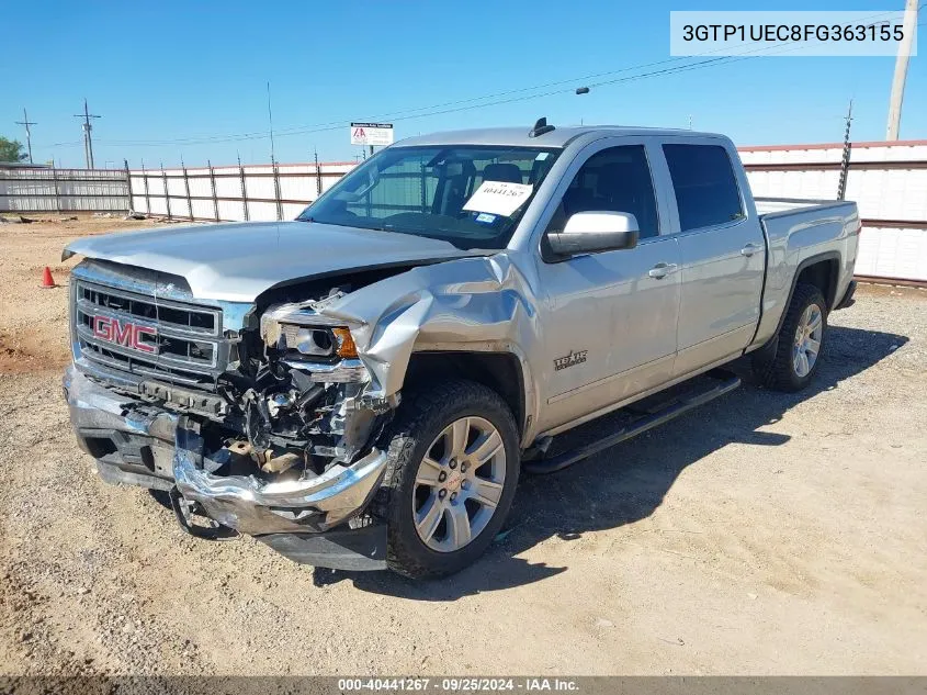 2015 GMC Sierra 1500 Sle VIN: 3GTP1UEC8FG363155 Lot: 40441267