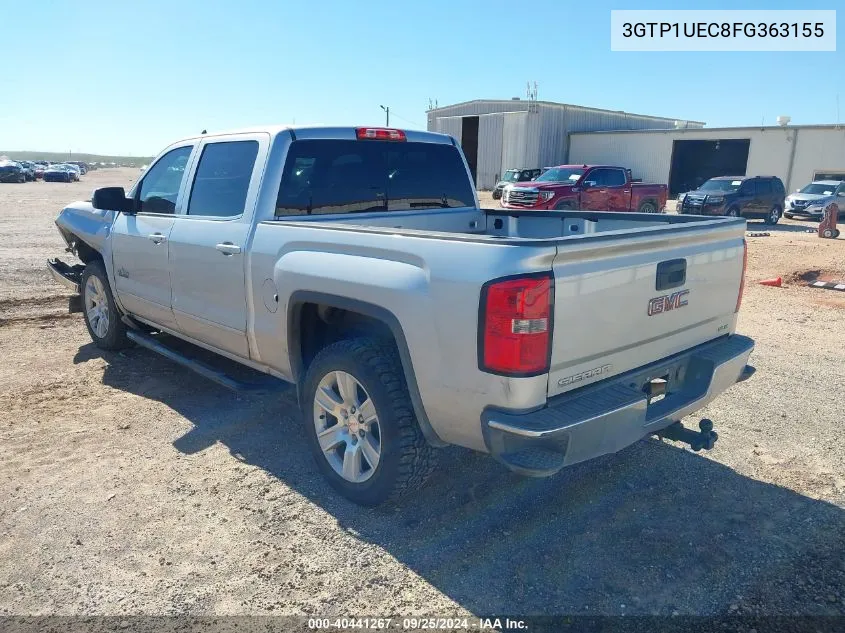 2015 GMC Sierra 1500 Sle VIN: 3GTP1UEC8FG363155 Lot: 40441267