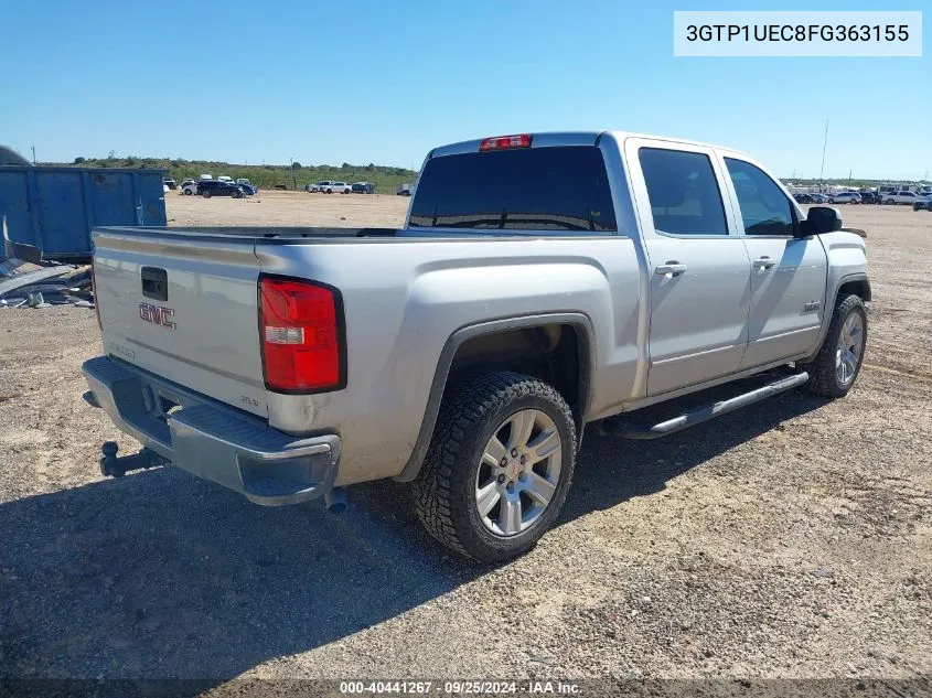 2015 GMC Sierra 1500 Sle VIN: 3GTP1UEC8FG363155 Lot: 40441267