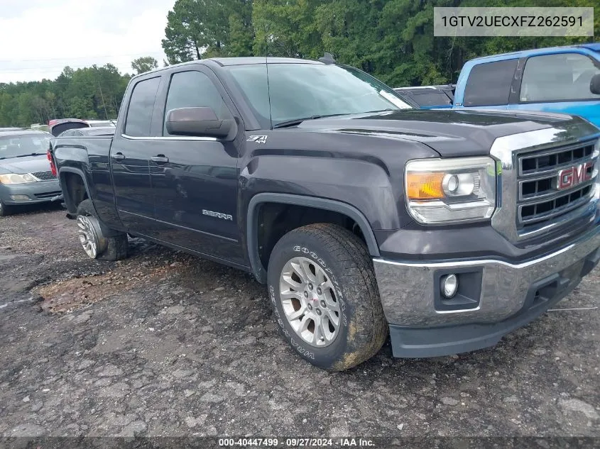 1GTV2UECXFZ262591 2015 GMC Sierra 1500 Sle