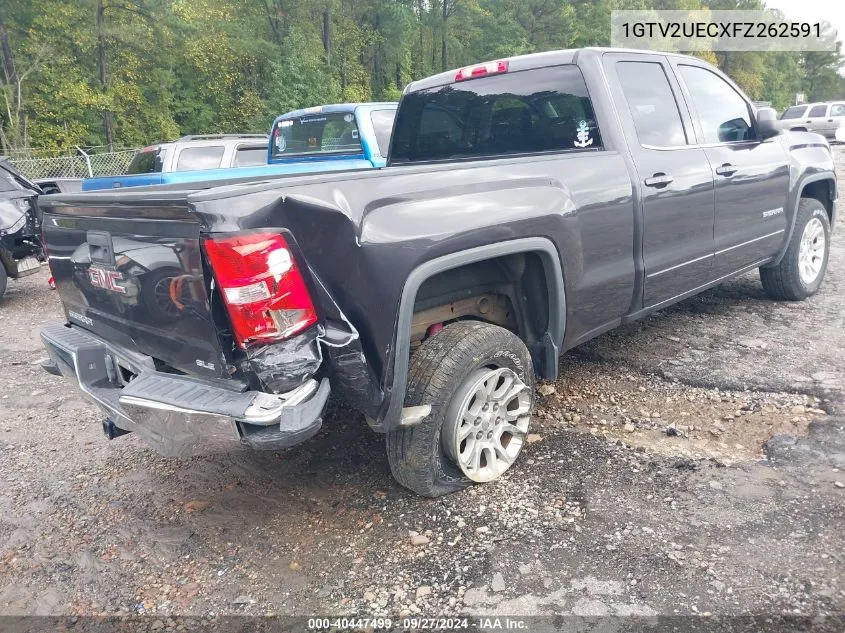 1GTV2UECXFZ262591 2015 GMC Sierra 1500 Sle