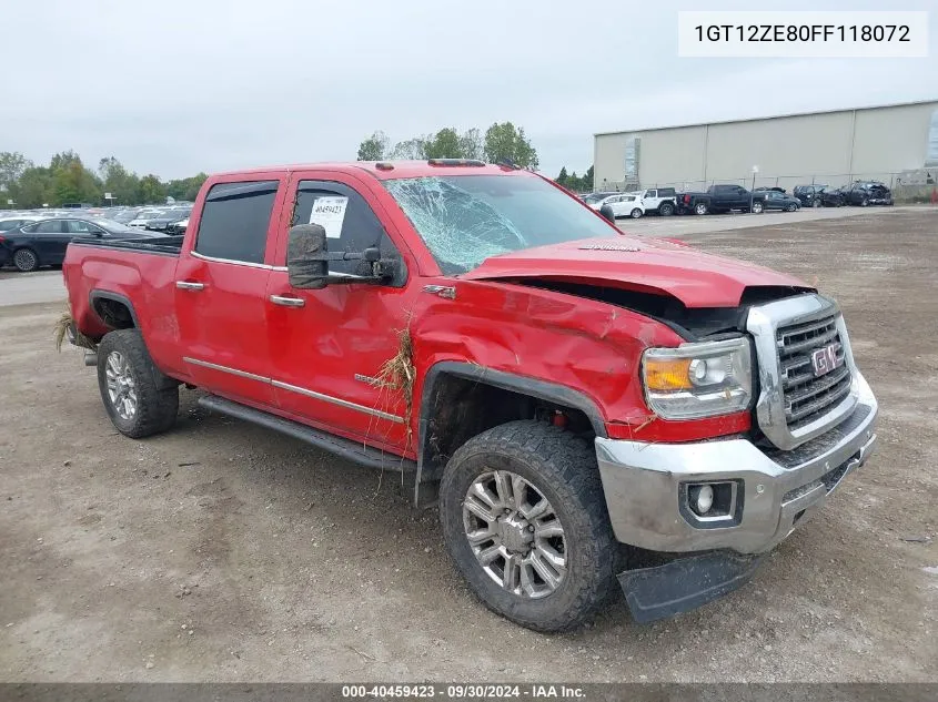 1GT12ZE80FF118072 2015 GMC Sierra K2500 Slt