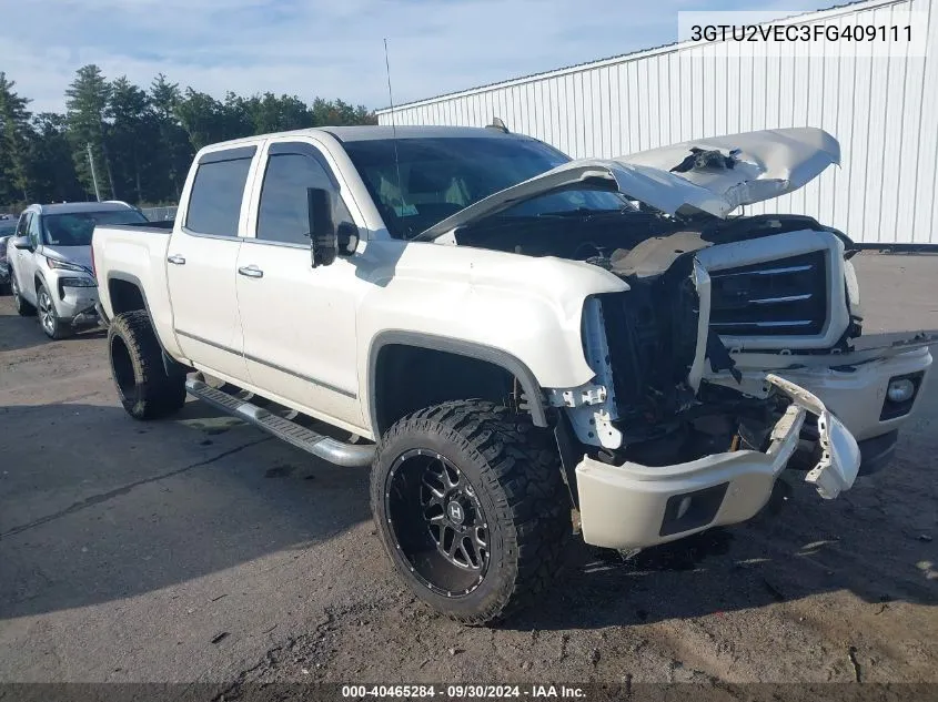 2015 GMC Sierra 1500 K1500 Slt VIN: 3GTU2VEC3FG409111 Lot: 40465284