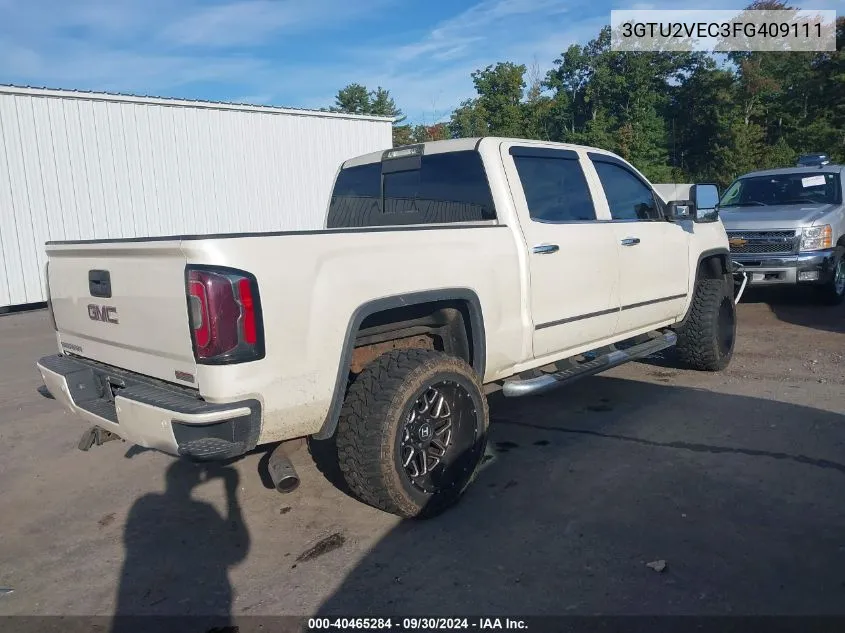 2015 GMC Sierra 1500 K1500 Slt VIN: 3GTU2VEC3FG409111 Lot: 40465284