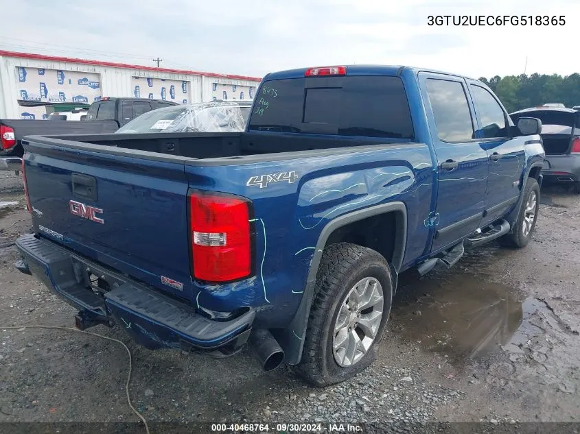 2015 GMC Sierra 1500 K1500 Sle VIN: 3GTU2UEC6FG518365 Lot: 40468764