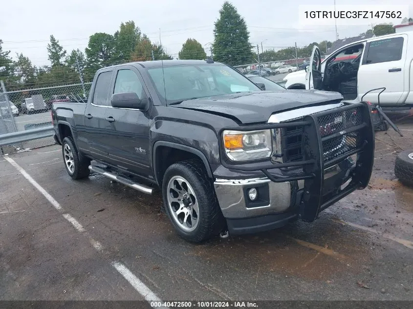 2015 GMC Sierra 1500 Sle VIN: 1GTR1UEC3FZ147562 Lot: 40472500