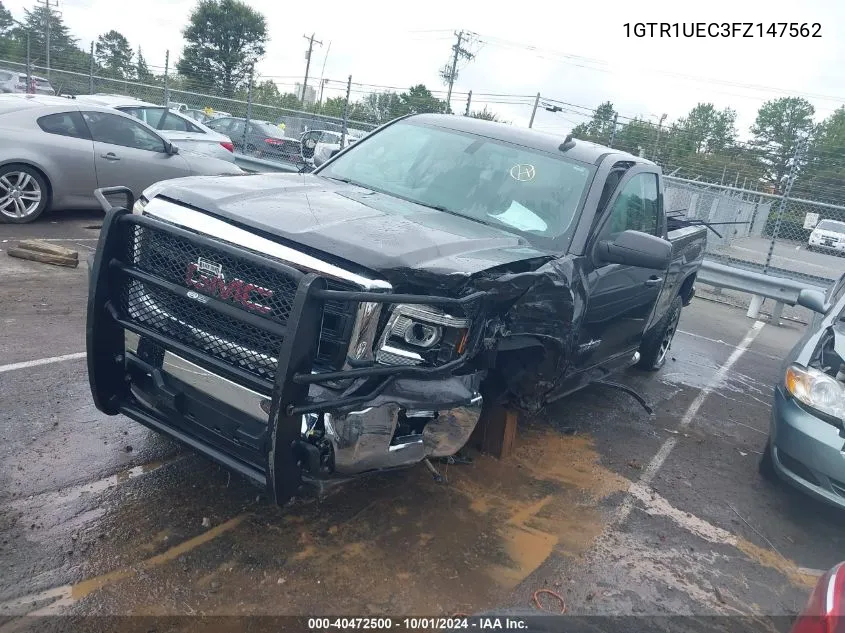 1GTR1UEC3FZ147562 2015 GMC Sierra 1500 Sle