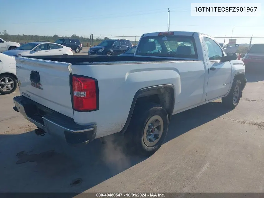 1GTN1TEC8FZ901967 2015 GMC Sierra 1500 C1500