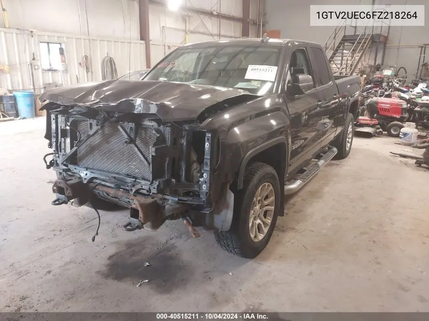 1GTV2UEC6FZ218264 2015 GMC Sierra 1500 Sle