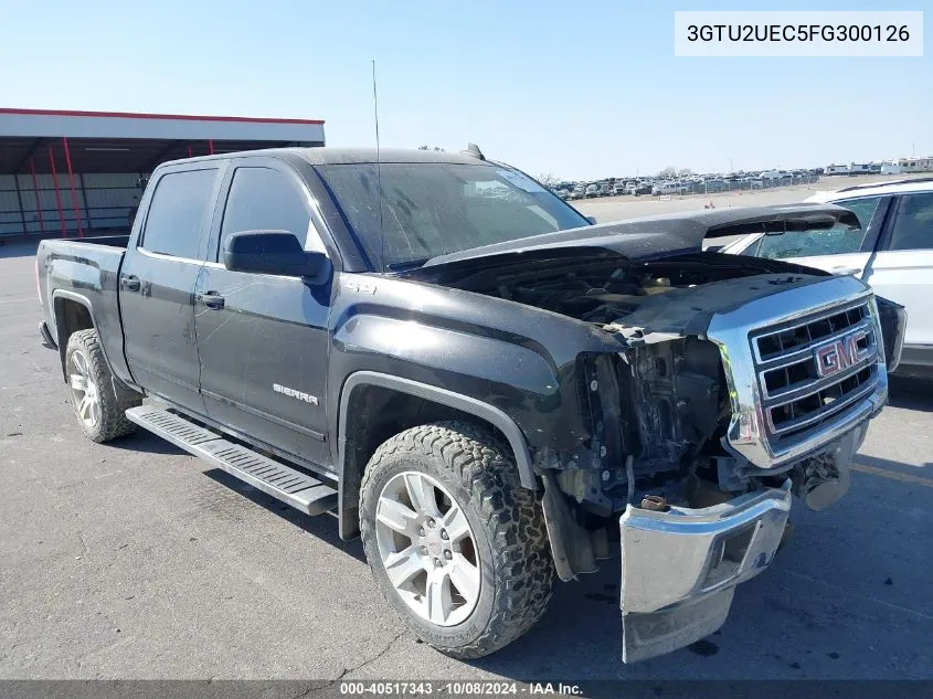 2015 GMC Sierra K1500 Sle VIN: 3GTU2UEC5FG300126 Lot: 40517343