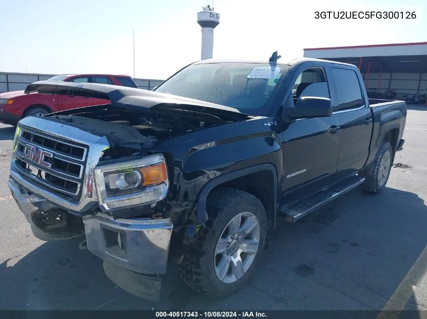 2015 GMC Sierra K1500 Sle VIN: 3GTU2UEC5FG300126 Lot: 40517343