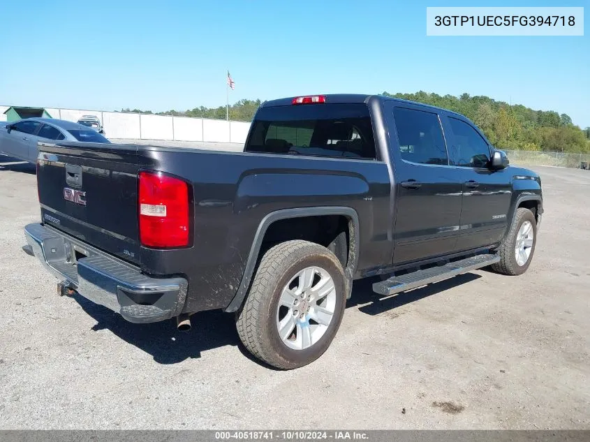 2015 GMC Sierra 1500 Sle VIN: 3GTP1UEC5FG394718 Lot: 40518741