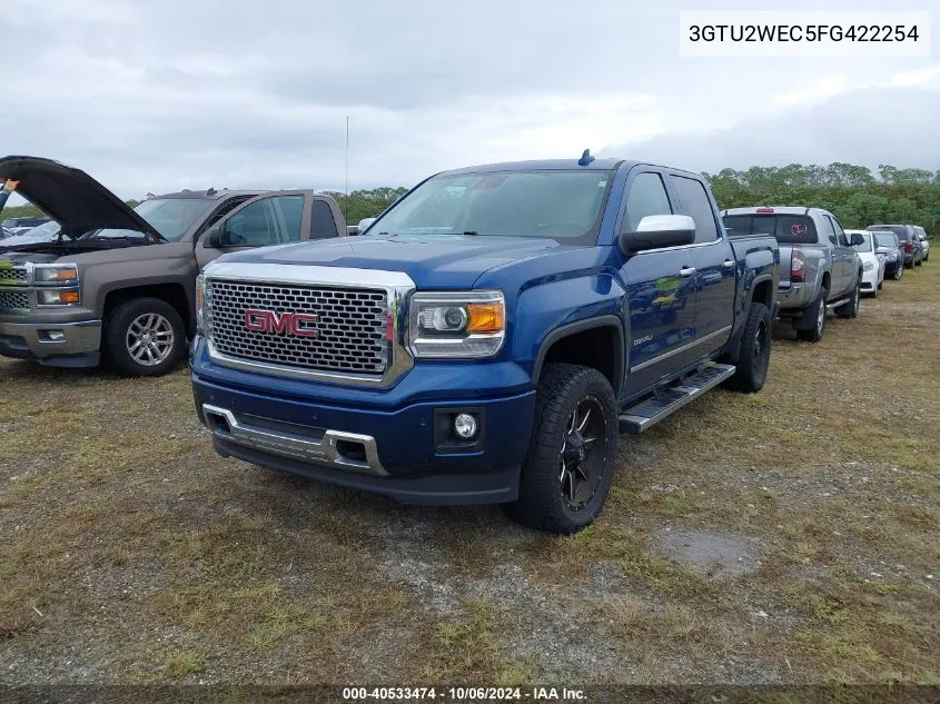 2015 GMC Sierra 1500 Denali VIN: 3GTU2WEC5FG422254 Lot: 40533474