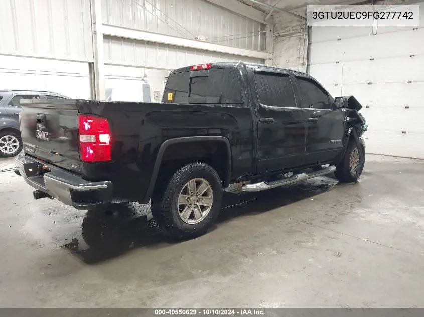 2015 GMC Sierra 1500 Sle VIN: 3GTU2UEC9FG277742 Lot: 40550629