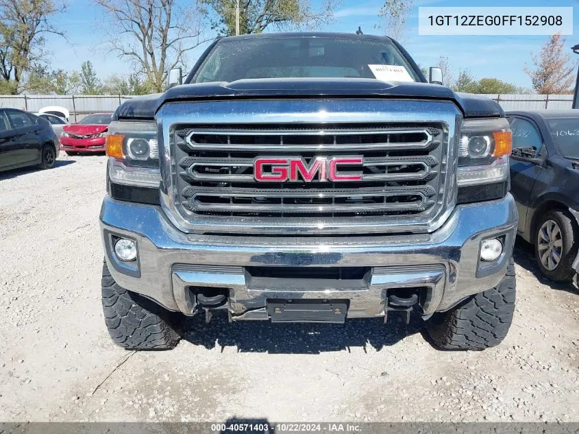 2015 GMC Sierra 2500Hd Slt VIN: 1GT12ZEG0FF152908 Lot: 40571403