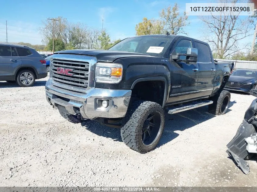 2015 GMC Sierra 2500Hd Slt VIN: 1GT12ZEG0FF152908 Lot: 40571403