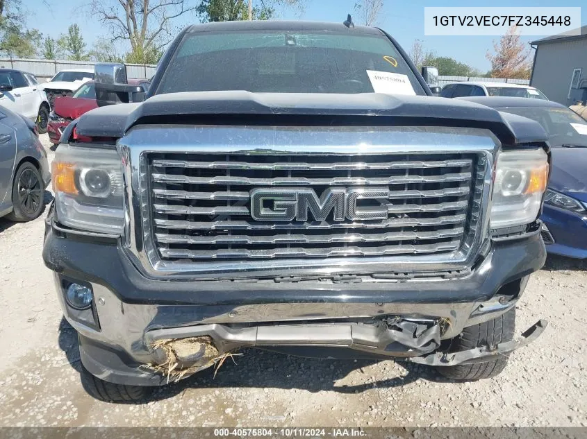 2015 GMC Sierra 1500 K1500 Slt VIN: 1GTV2VEC7FZ345448 Lot: 40575804