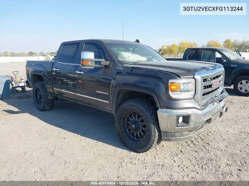 2015 GMC Sierra 1500 Slt VIN: 3GTU2VECXFG113244 Lot: 40575904