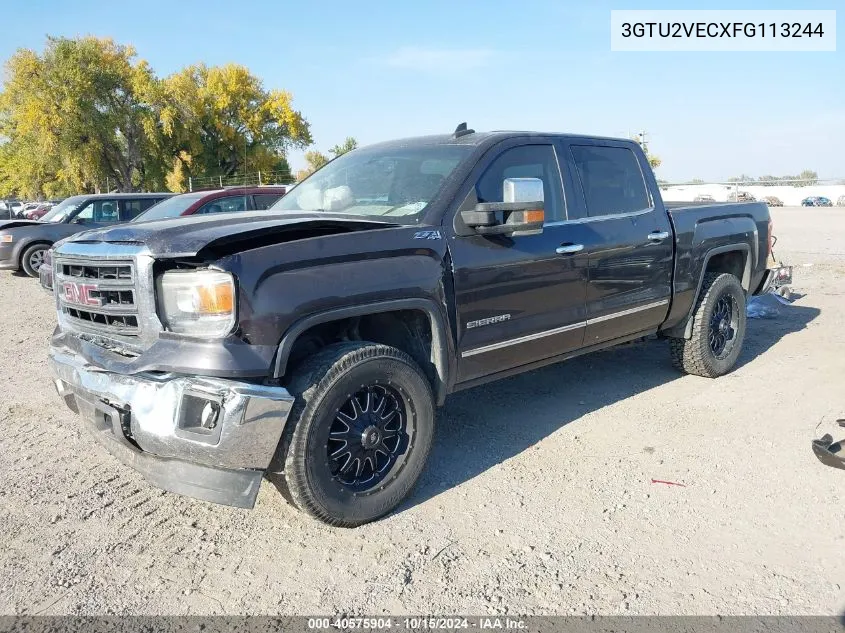 2015 GMC Sierra 1500 Slt VIN: 3GTU2VECXFG113244 Lot: 40575904