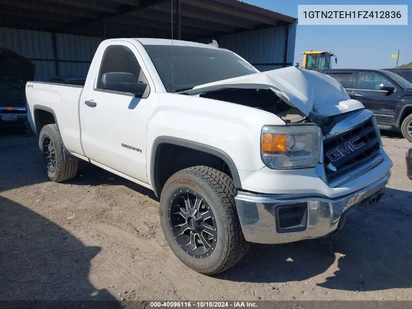 2015 GMC Sierra 1500 VIN: 1GTN2TEH1FZ412836 Lot: 40596116