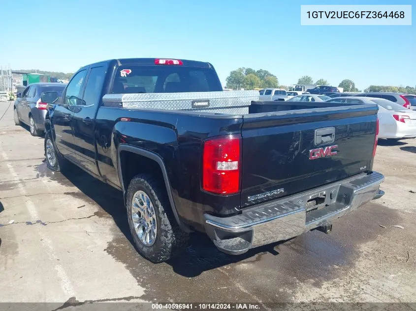 2015 GMC Sierra 1500 Sle VIN: 1GTV2UEC6FZ364468 Lot: 40596941