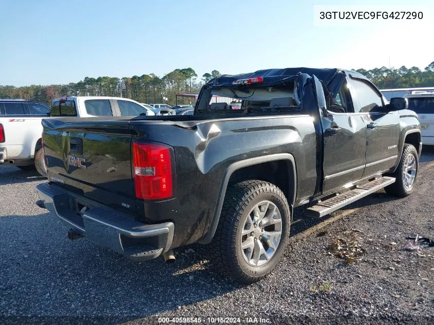 2015 GMC Sierra 1500 Slt VIN: 3GTU2VEC9FG427290 Lot: 40598545