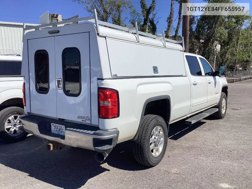 2015 GMC Sierra K2500 Sle VIN: 1GT12YE84FF655957 Lot: 40606315