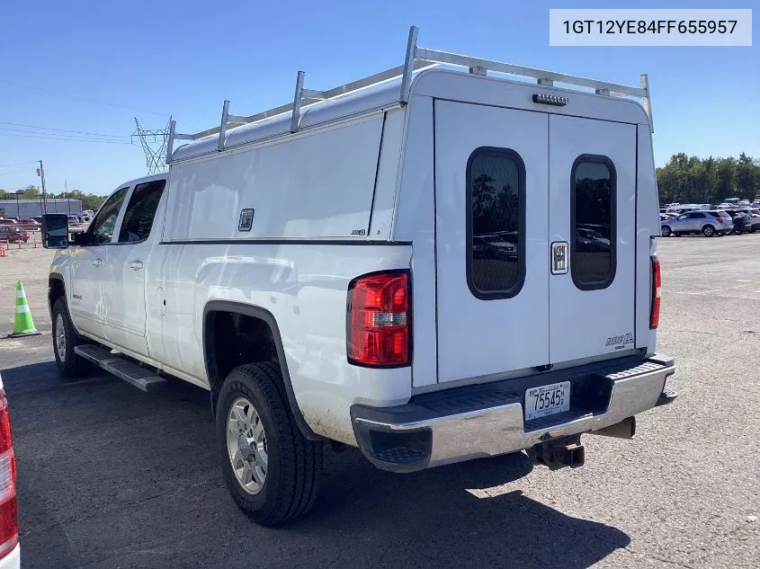 2015 GMC Sierra K2500 Sle VIN: 1GT12YE84FF655957 Lot: 40606315