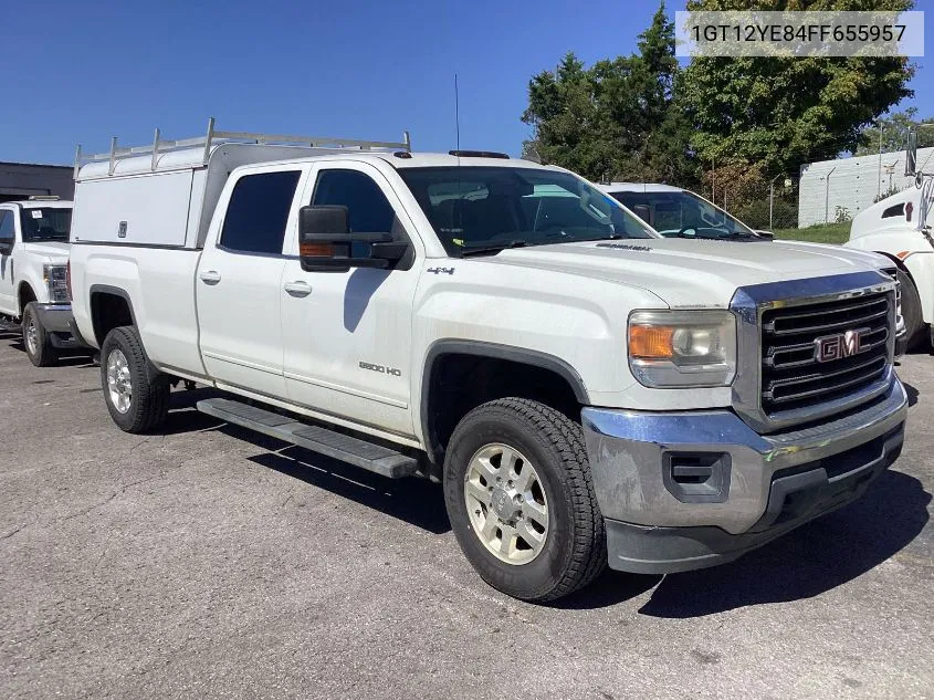 2015 GMC Sierra K2500 Sle VIN: 1GT12YE84FF655957 Lot: 40606315