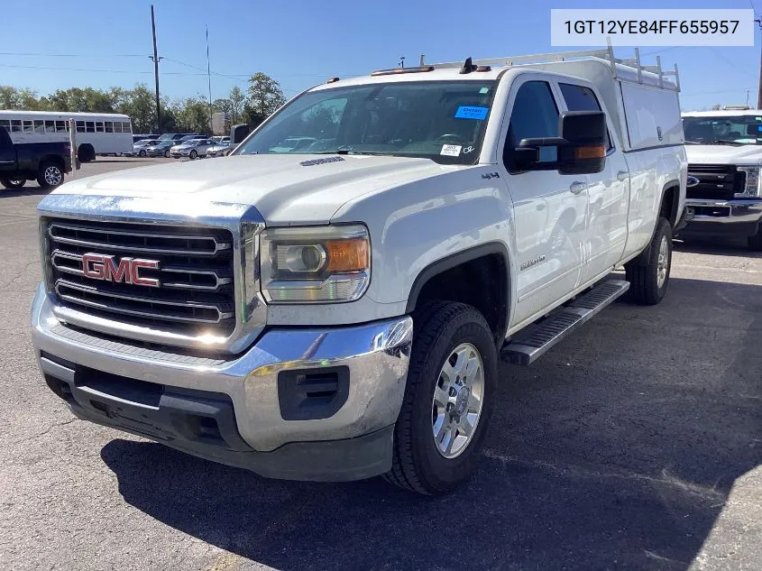 2015 GMC Sierra K2500 Sle VIN: 1GT12YE84FF655957 Lot: 40606315