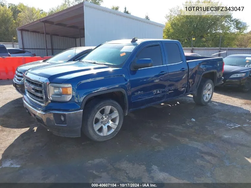 2015 GMC Sierra 1500 Sle VIN: 1GTR1UEC3FZ343047 Lot: 40607104