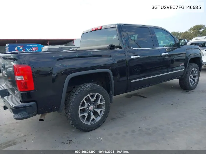 2015 GMC Sierra 1500 Slt VIN: 3GTU2VEC7FG146685 Lot: 40608290