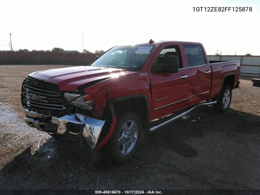 2015 GMC Sierra 2500Hd Slt VIN: 1GT12ZE82FF125878 Lot: 40616670