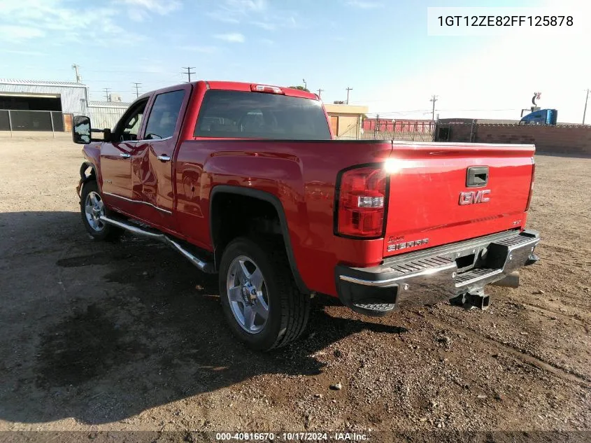 2015 GMC Sierra 2500Hd Slt VIN: 1GT12ZE82FF125878 Lot: 40616670