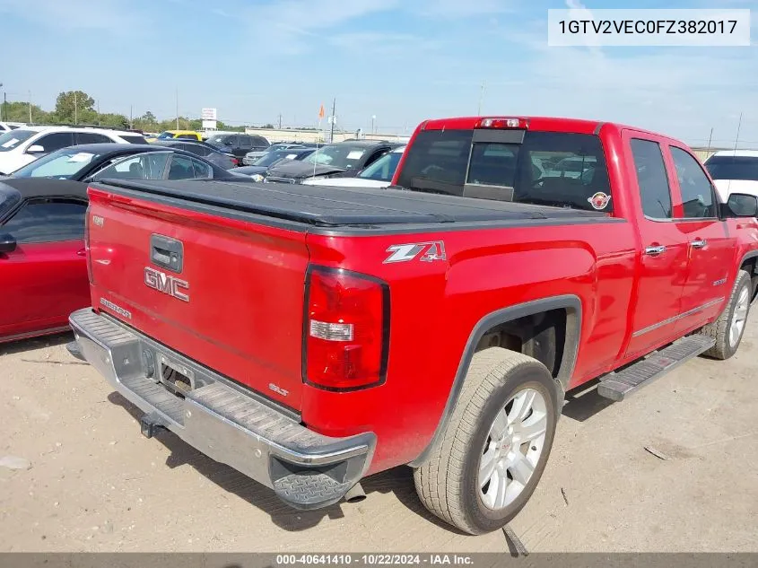 1GTV2VEC0FZ382017 2015 GMC Sierra 1500 Slt