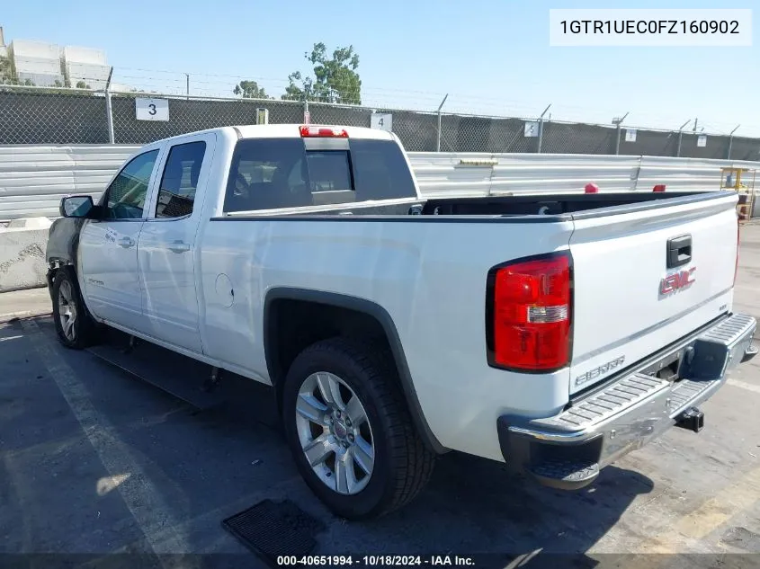 2015 GMC Sierra 1500 Sle VIN: 1GTR1UEC0FZ160902 Lot: 40651994