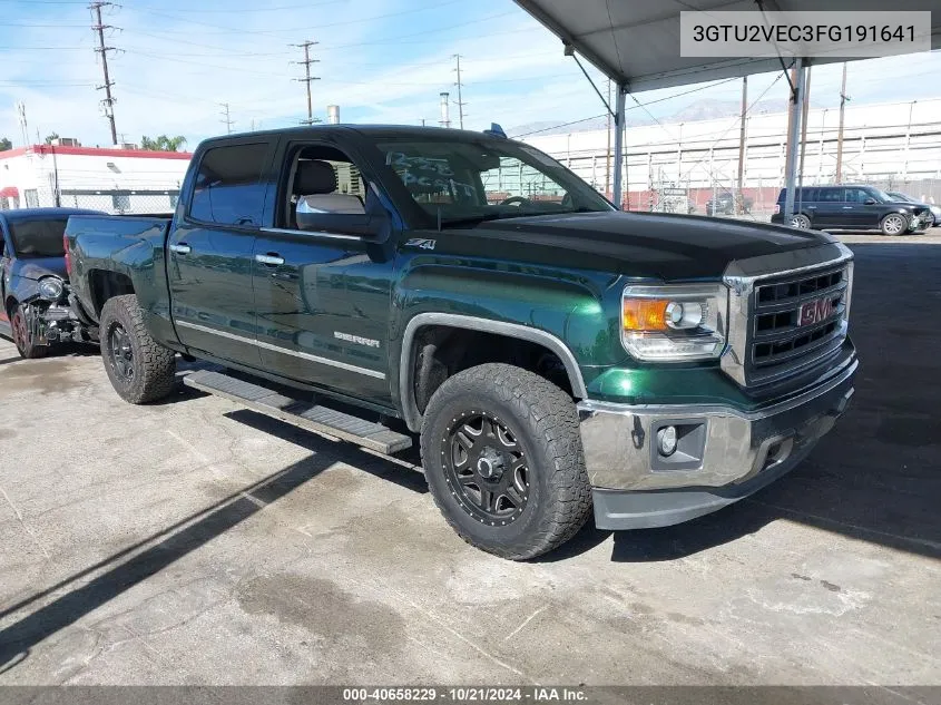 2015 GMC Sierra 1500 Slt VIN: 3GTU2VEC3FG191641 Lot: 40658229