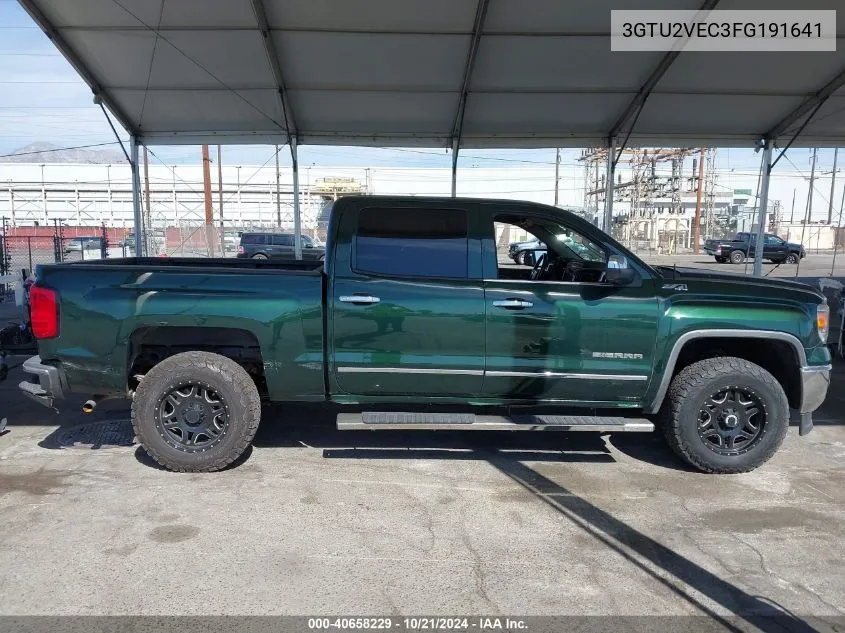 2015 GMC Sierra 1500 Slt VIN: 3GTU2VEC3FG191641 Lot: 40658229