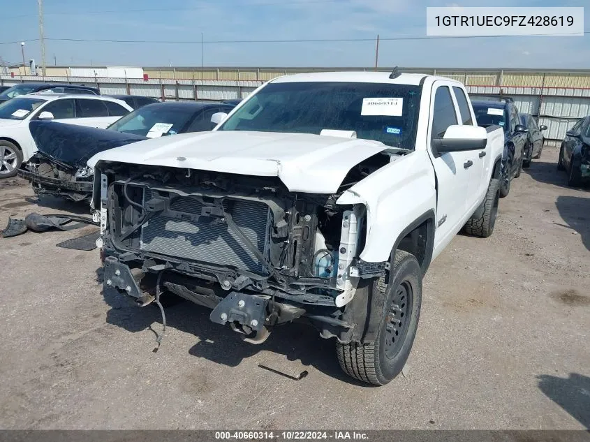 2015 GMC Sierra 1500 Sle VIN: 1GTR1UEC9FZ428619 Lot: 40660314