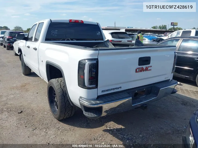 2015 GMC Sierra 1500 Sle VIN: 1GTR1UEC9FZ428619 Lot: 40660314