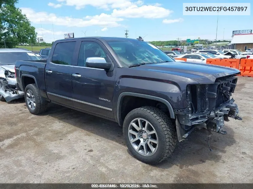 2015 GMC Sierra 1500 VIN: 3GTU2WEC2FG457897 Lot: 40668446