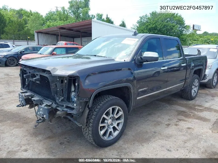 2015 GMC Sierra 1500 VIN: 3GTU2WEC2FG457897 Lot: 40668446